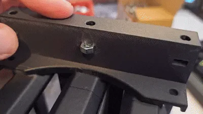 HDD cage nut insert