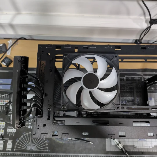 FRAME 5000D triple 420mm infinirail fan alignment