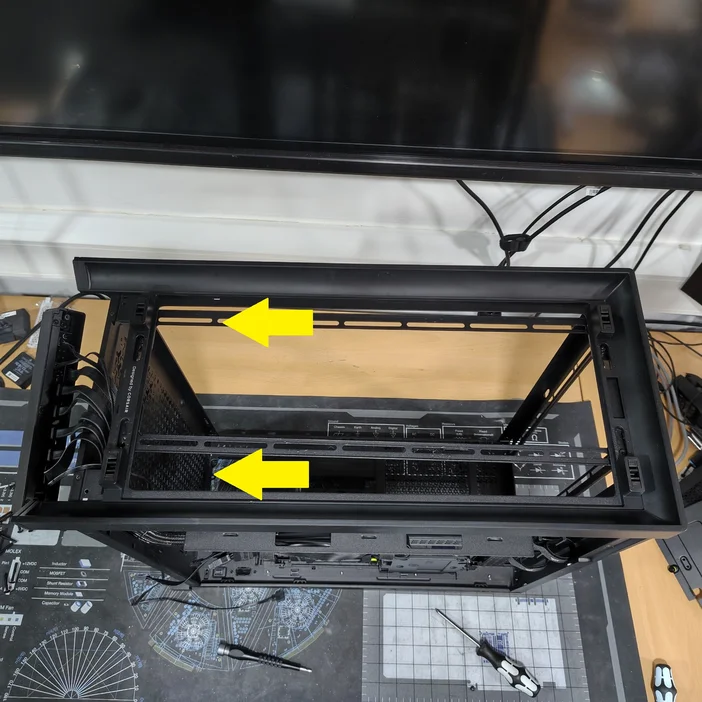 FRAME 5000D triple 420mm Bezel removal