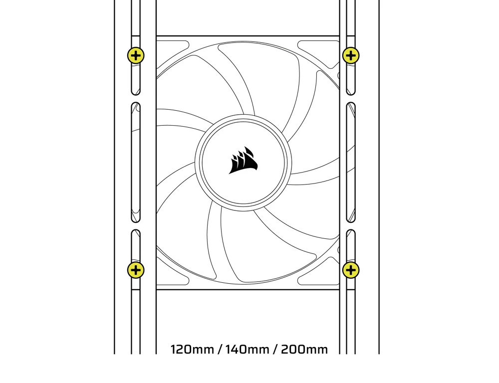 Mounting the Fans onto the top Infinirail - QSG