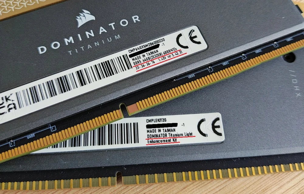 チャイナロマン ラドン発生器 ホルミシス効果 ライト強化キットと本物のCORSAIR RAMの見分け方 | CORSAIR