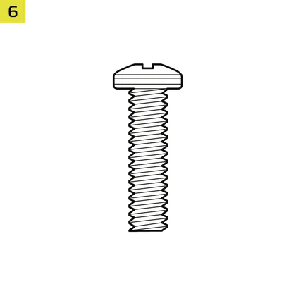 Long Fan Screw lineart - QSG