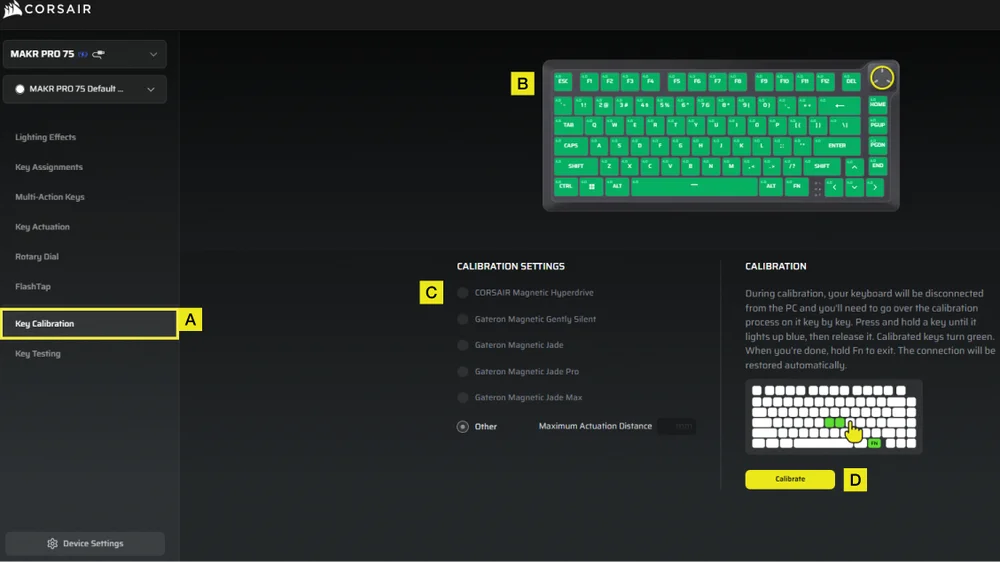 MAKR_PRO_75_Key_Calibration