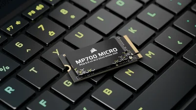 MP700 MICRO on laptop keyboard