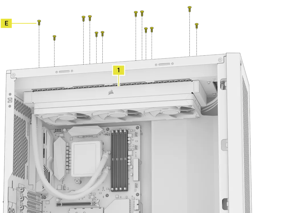 NAUTILUS II RS LCD AMD Radiator Installation - QSG Visual