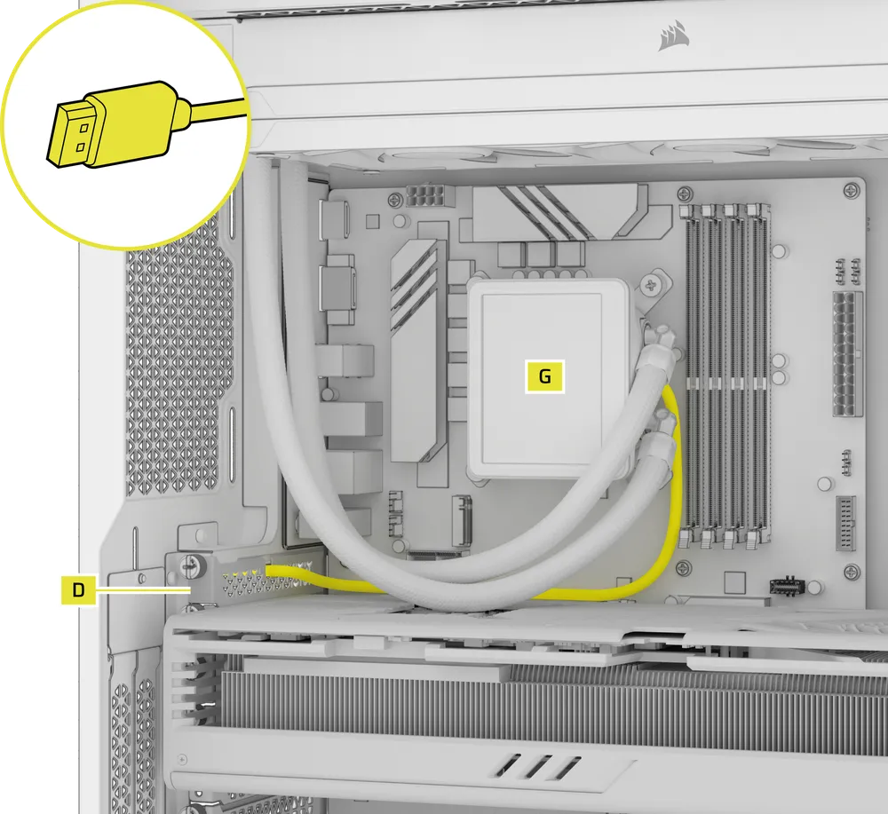 NAUTILUS II RS LCD DisplayPort Cable Routing - QSG Visual