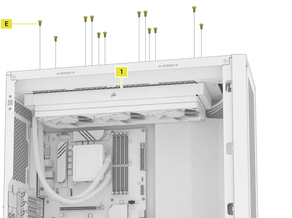 NAUTILUS II RS LCD Radiator Installation on Intel - QSG Visual