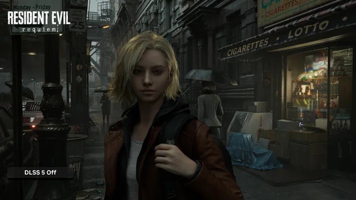 Nvidia dlss 5 example resident evil example off