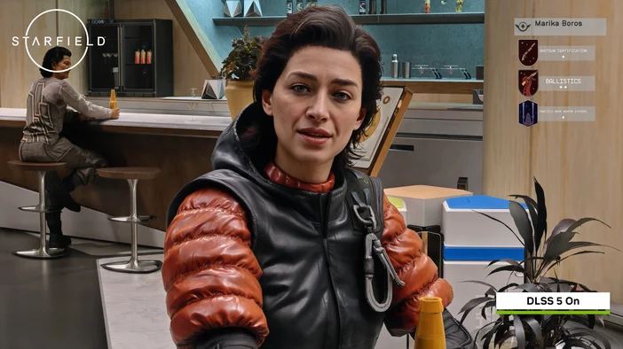 Nvidia dlss 5 example starfield on