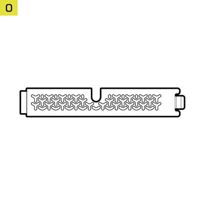 PCIe Slot Cover Lineart - QSG Visual