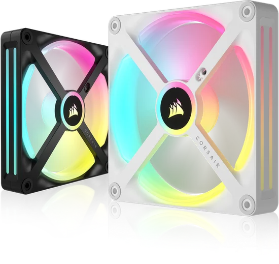 QX140 RGB Fan - White and Black