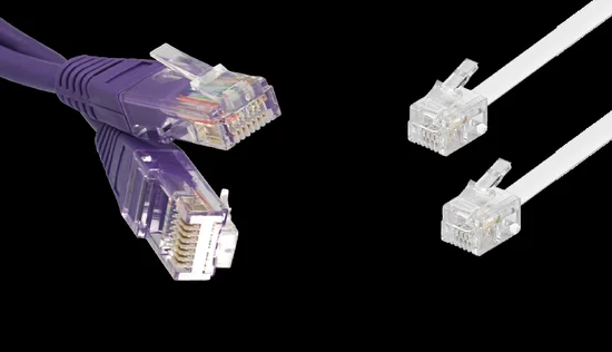 RJ45 and RJ11 cable