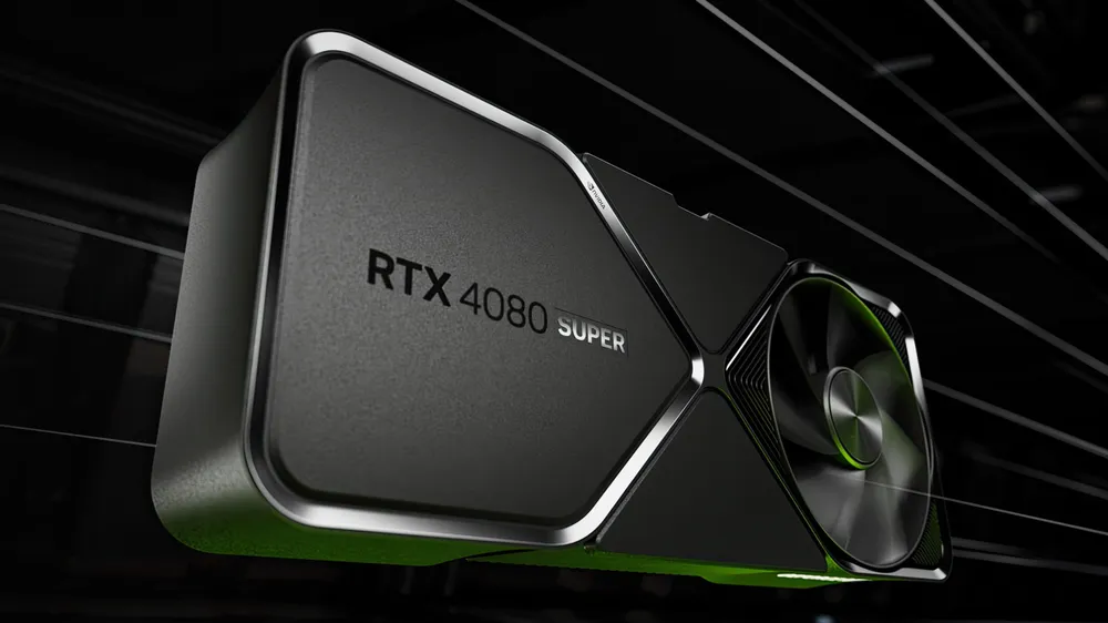 Render of Nvidia GeForce RTX 4080 SUPER