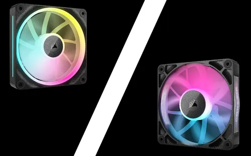 iCUE LINK RX120 RGB 120mm PWM Fan Triple Starter Kit - White
