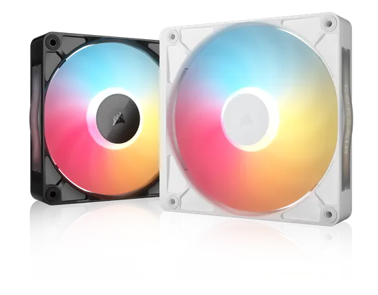 iCUE LINK RX RGB Fans 2nd Gen Main QSG Visual
