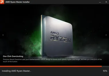 Ryzen Master Install screen with PBO Explainer