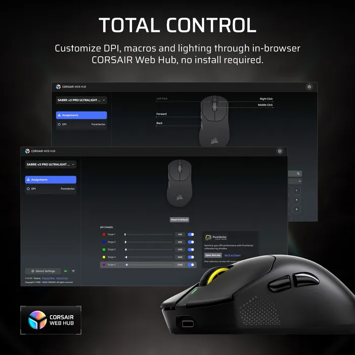 SABRE v3 Pro Web Hub Enhanced