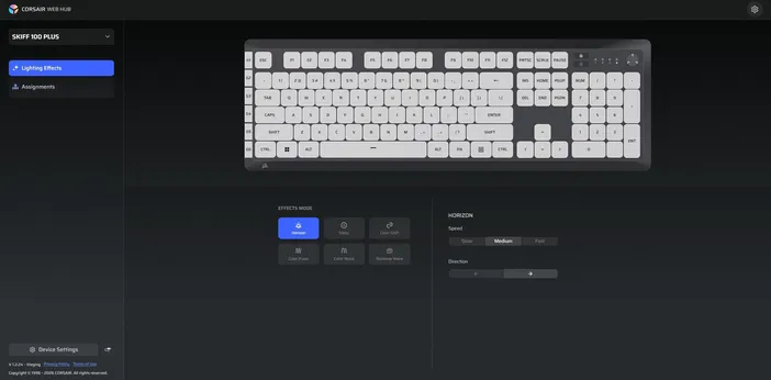 SKIFF 100 PLUS Lighting Effects Web Hub