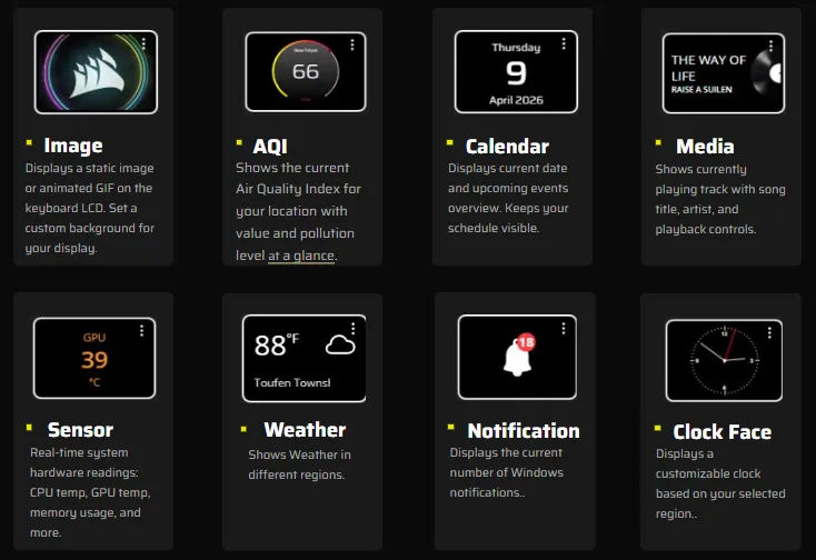 Vanuard icue widgets preinstall