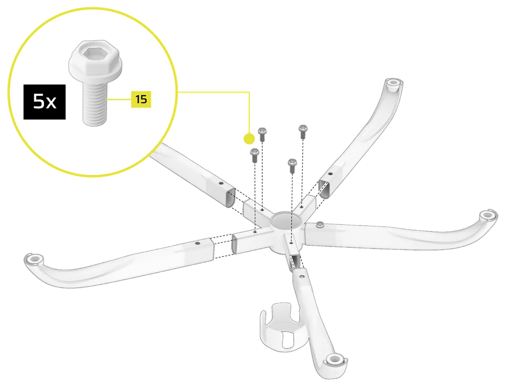 TC80 - Attaching The Legs - QSG Visual