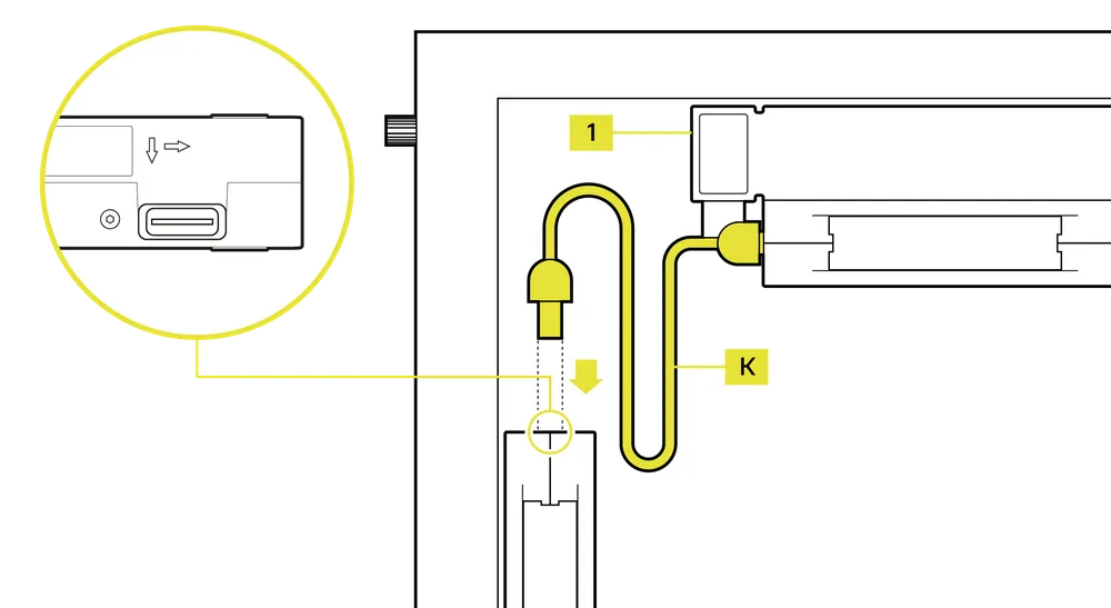 Rear iCUE LINK Fan Connection from an AIO - QSG Visual