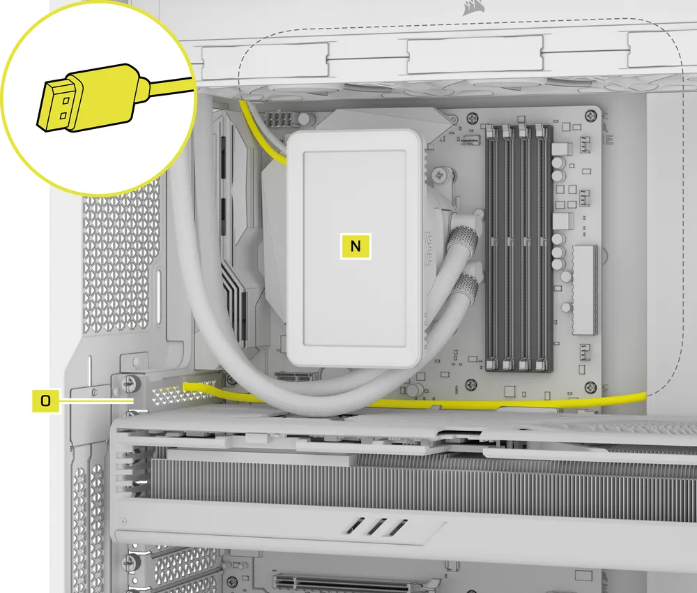 TITAN II LCD Display Port Cable Routing - QSG Visual