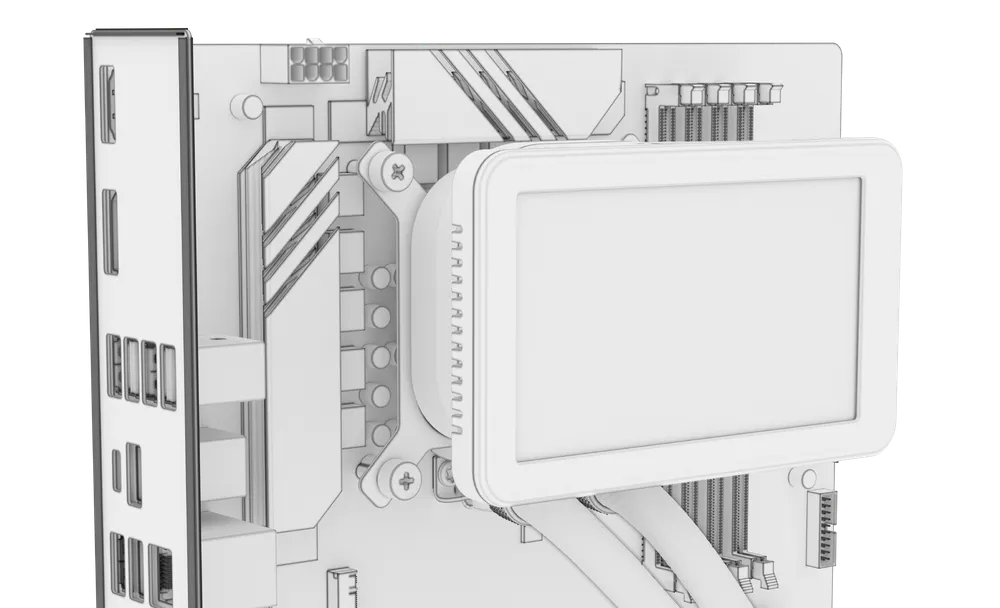 TITAN II LCD Horizontal Installation on Intel MB - QSG Visual
