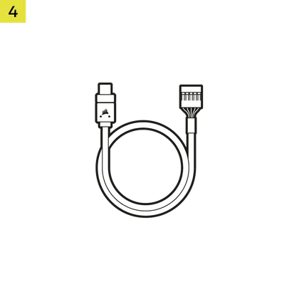 USB Cable (Motherboard header / USB Type-C) - QSG
