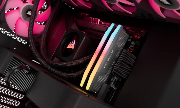 VENGEANCE RGB RS 32GB (2x16GB) DDR5 DRAM 5600MT/S CL40 Memory Kit