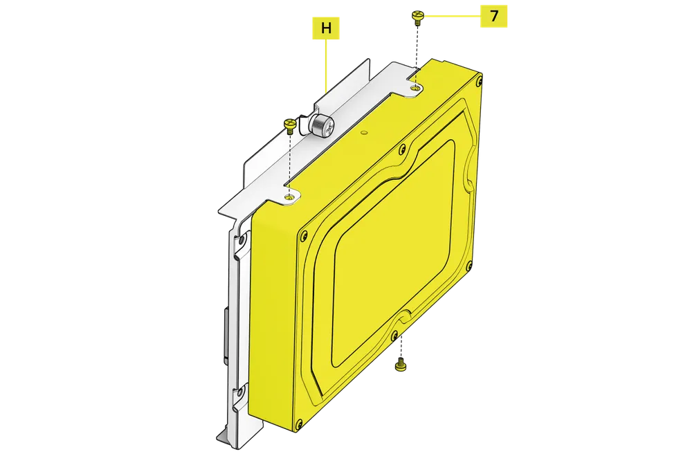 WARTHOG Drive Plate HDD Installation - QSG Visual