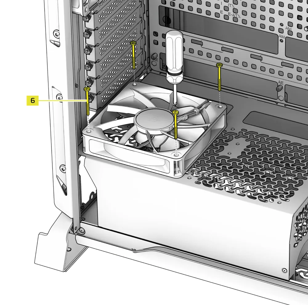 WARTHOG PSU Fans Installation - QSG Visual