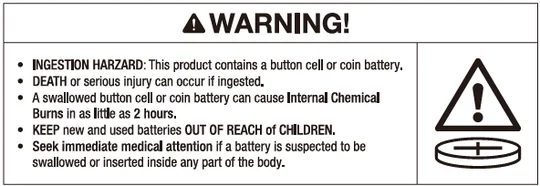 Warning label