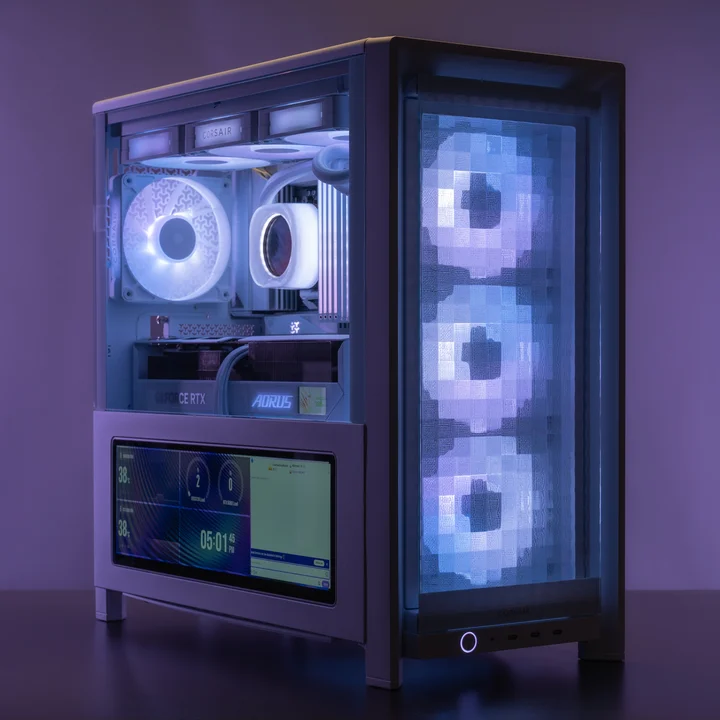 White FRAME 4000D Pixel Glass - 7