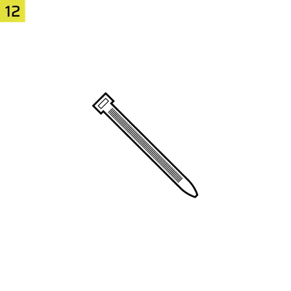 Zip tie lineart - QSG