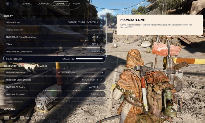 arc raiders frame rate limit