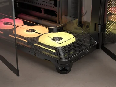 do the air ducts on the air 5400 block the motherboard