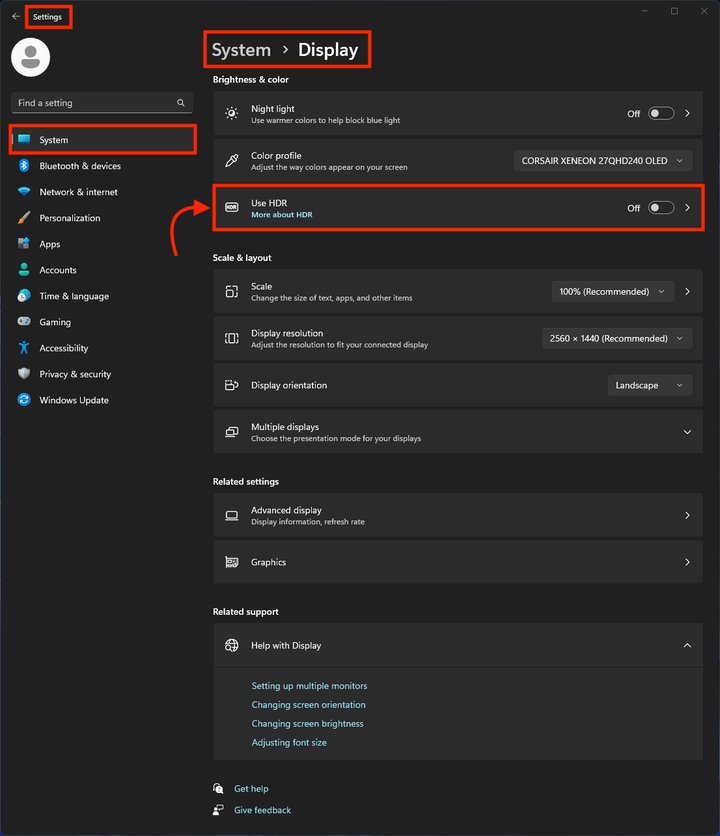 What do the settings on my monitor mean? | CORSAIR:EXPLORER