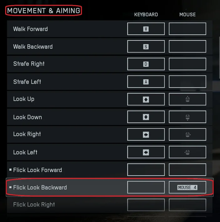how to enable flick look battlefield 6 step 2