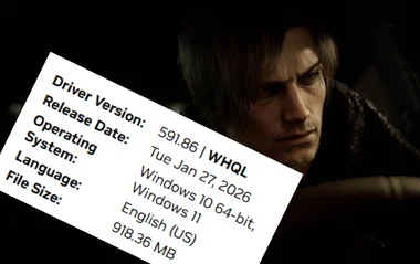 how to rollback nvidia drivers for resident evil requiem 591.86