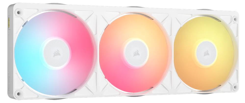 iCUE LINK RX360 II RGB WHITE Hero On
