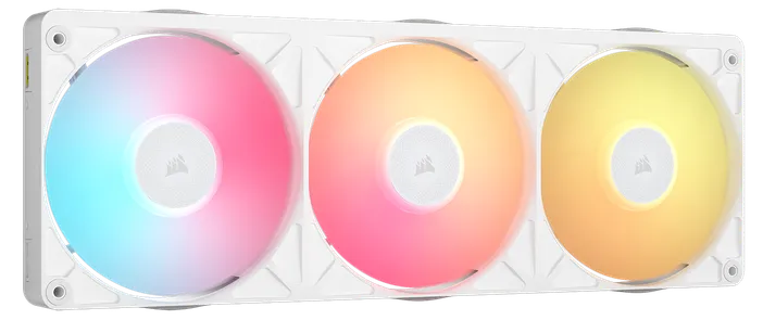 iCUE LINK RX360 II RGB WHITE Hero On