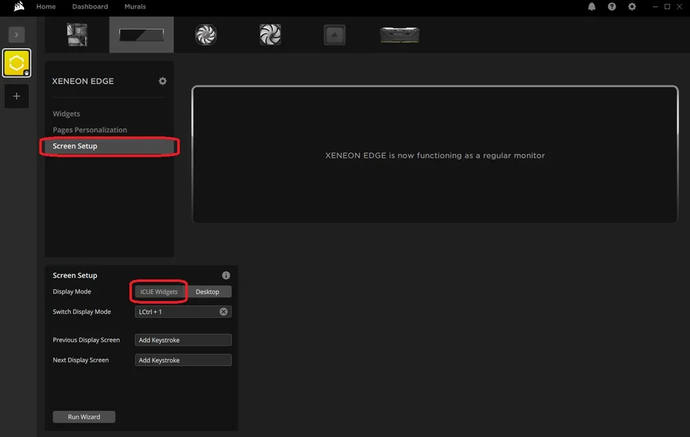 icue widgets on xeneon edge