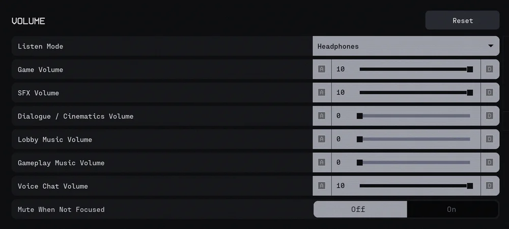 marathon audio settings