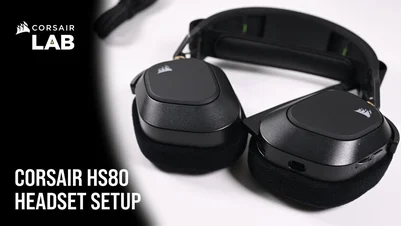 CORSAIR HS80 RGB Wireless Gaming Headset - Headband Adjustment and Earpad Replacement Guide_import