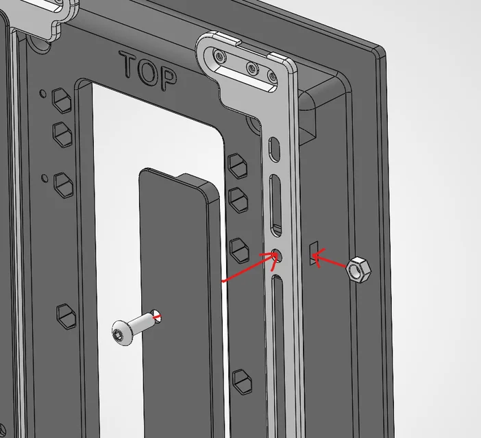FRONT 4000 series Front Xeneon edge mount installation