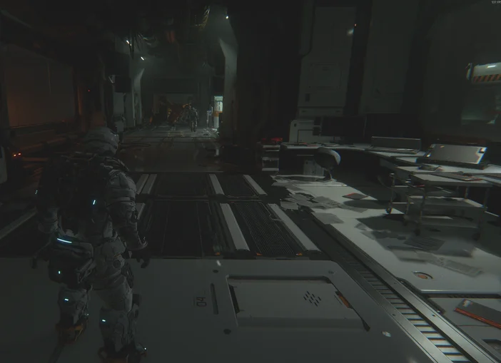 pragmata lens distortion with chromatic aberration