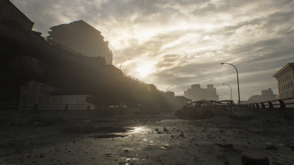 resident evil requiem sunset