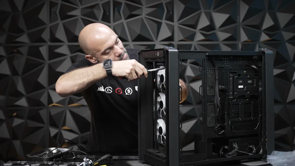 image of an origin pc being assembled
