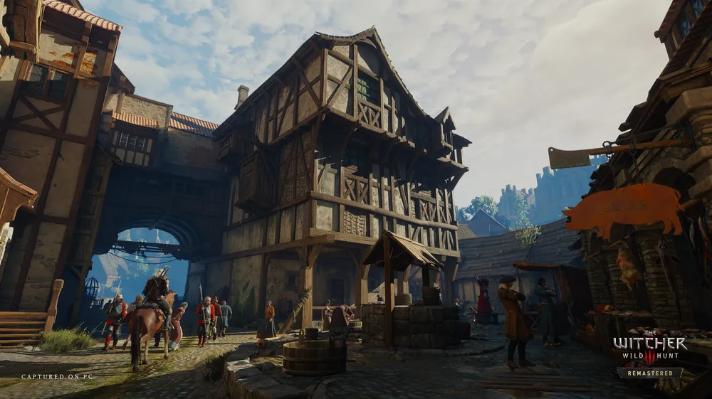 witcher 3 remaster town