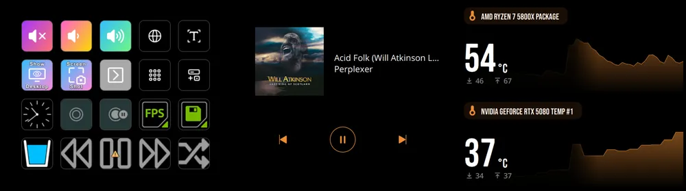xeneon edge screenshot'